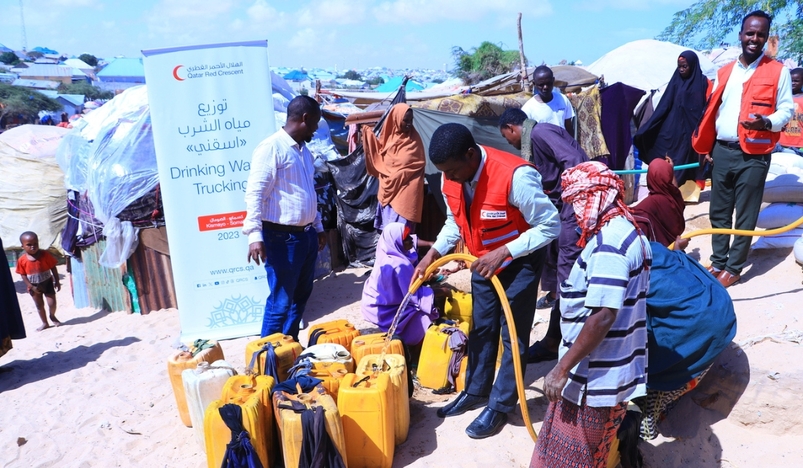 QRCS Ensures Access To Clean Drinking Water For Drought Stricken Communities In Somalia